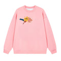 Versatile Pink Warm Sweatshirt