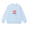 Playful Cartoon Cake Crew Sweatshirt
