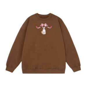 Retro Brown Crewneck Sweatshirt